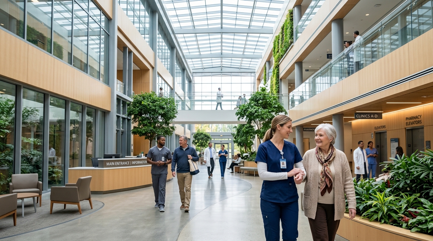 Aurevia Hospitals Modern Interior and Healthcare Team